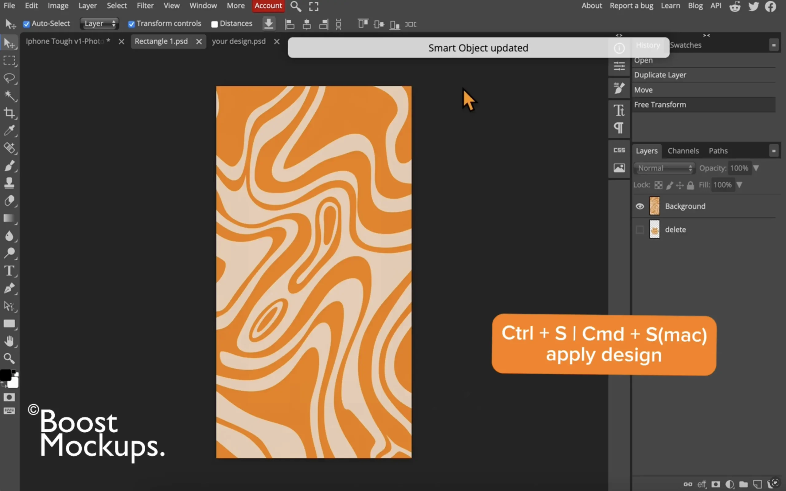 apply design photopea