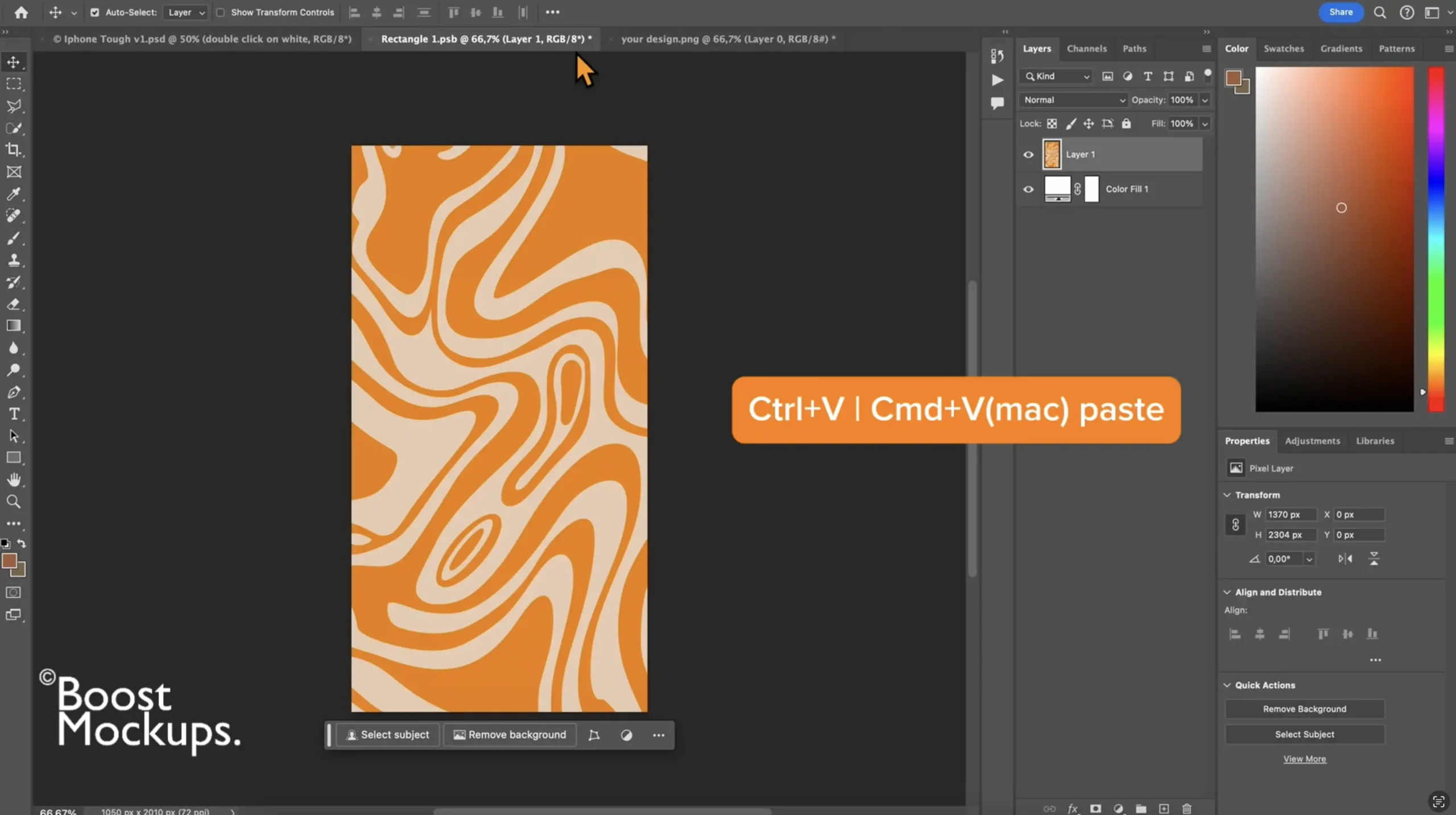 cmd v ctrl v photoshop ps