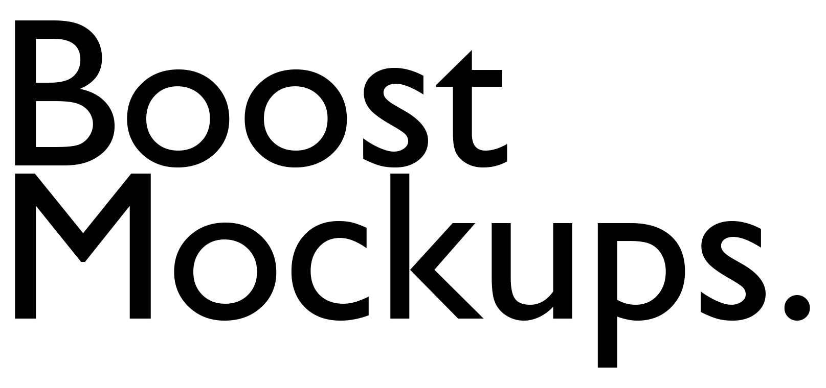boost mockups logo