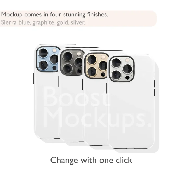 iPhone Video Tough Case Mockup – PSD – Smart Object, Drag & Drop Template - Image 2