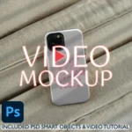 iPhone tough video mockup