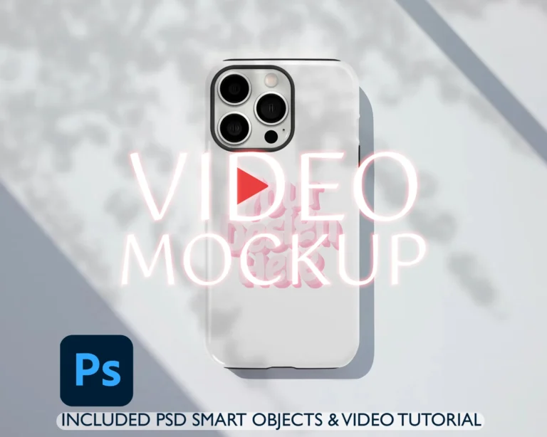 iPhone tough video mockup