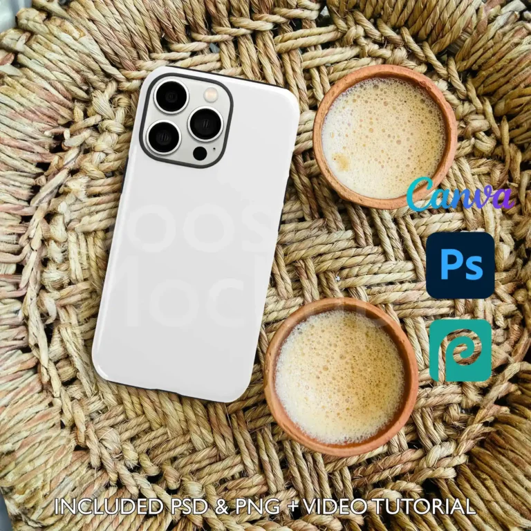 iPhone Tough mockup case