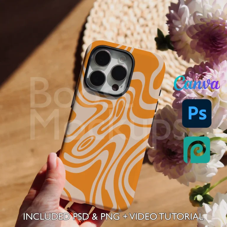 iphone Tough mockup case