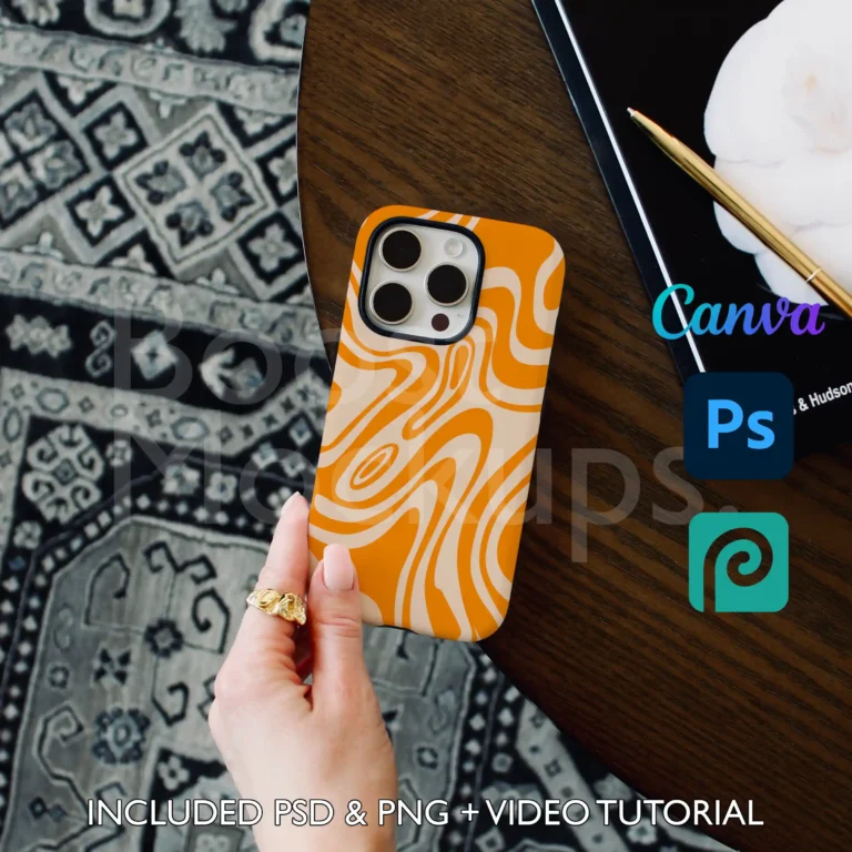 iphone Tough mockup case