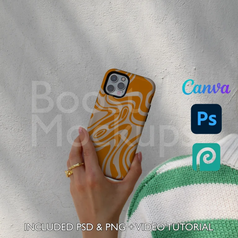 iPhone Tough mockup case