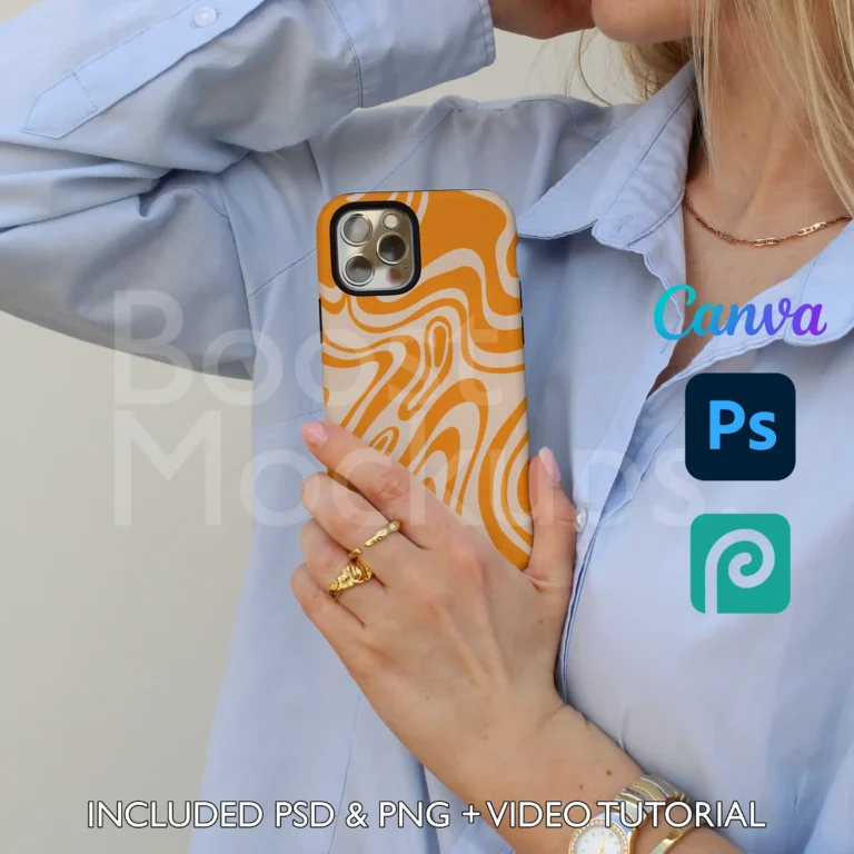 iPhone Tough mockup case