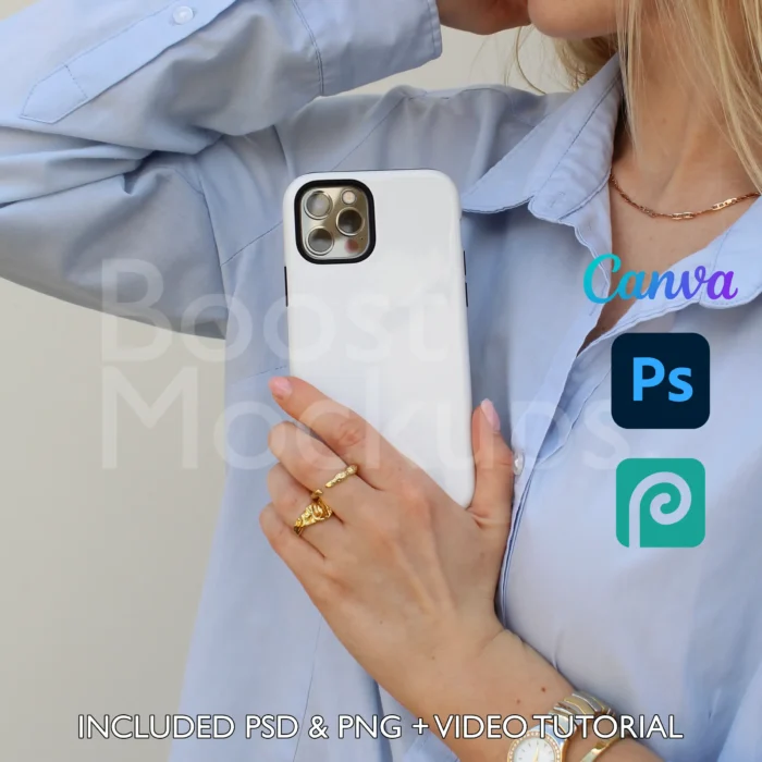 iPhone Tough mockup case