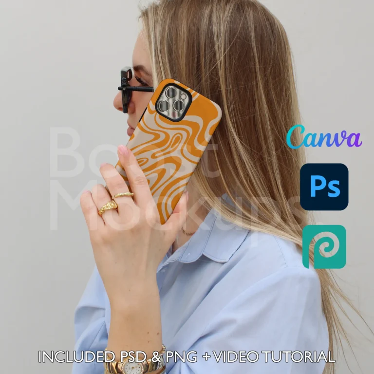 iPhone Tough mockup case