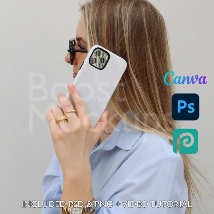 iPhone Tough mockup case