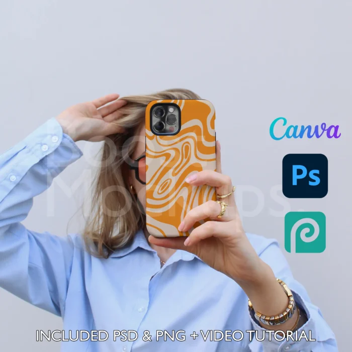 iPhone Tough mockup case