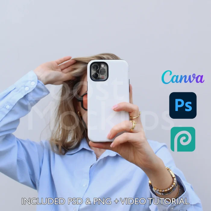 iPhone Tough mockup case