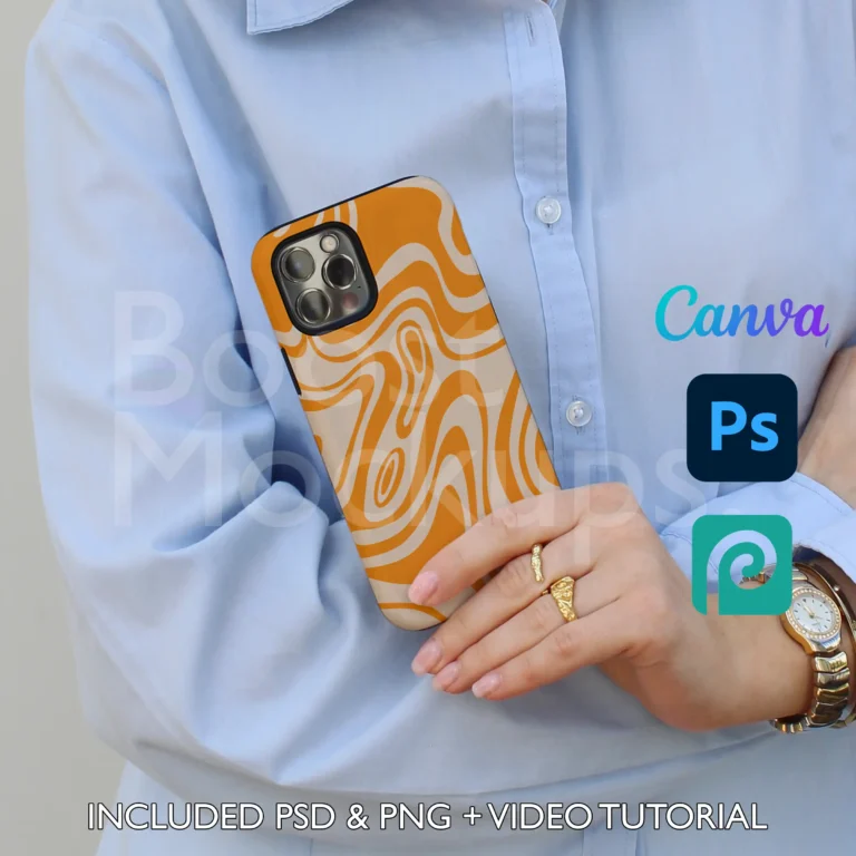 iPhone Tough mockup case