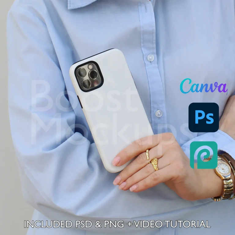 iPhone Tough mockup case