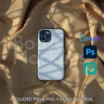 iPhone Tough mockup case