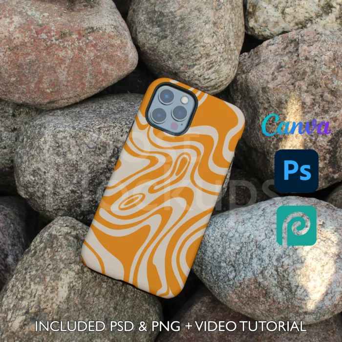 iPhone Tough mockup case