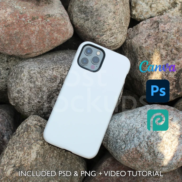 iPhone Tough mockup case