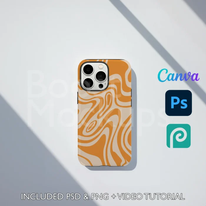 iPhone Tough mockup case