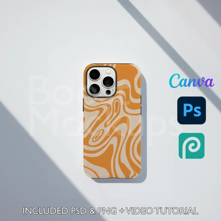 iPhone Tough mockup case