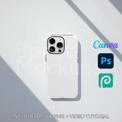iPhone Tough mockup case