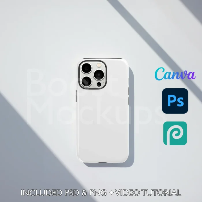 iPhone Tough mockup case