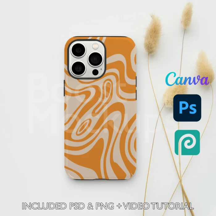 iPhone Tough mockup case