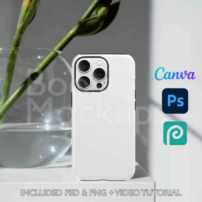 iPhone Tough mockup case