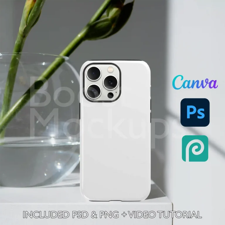 iPhone Tough mockup case