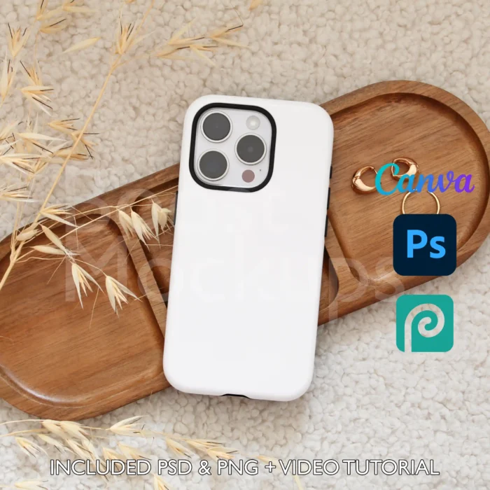 iPhone Tough mockup case