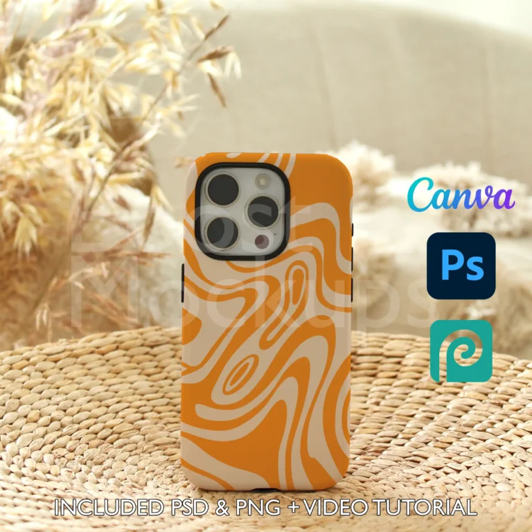 iPhone Tough mockup case