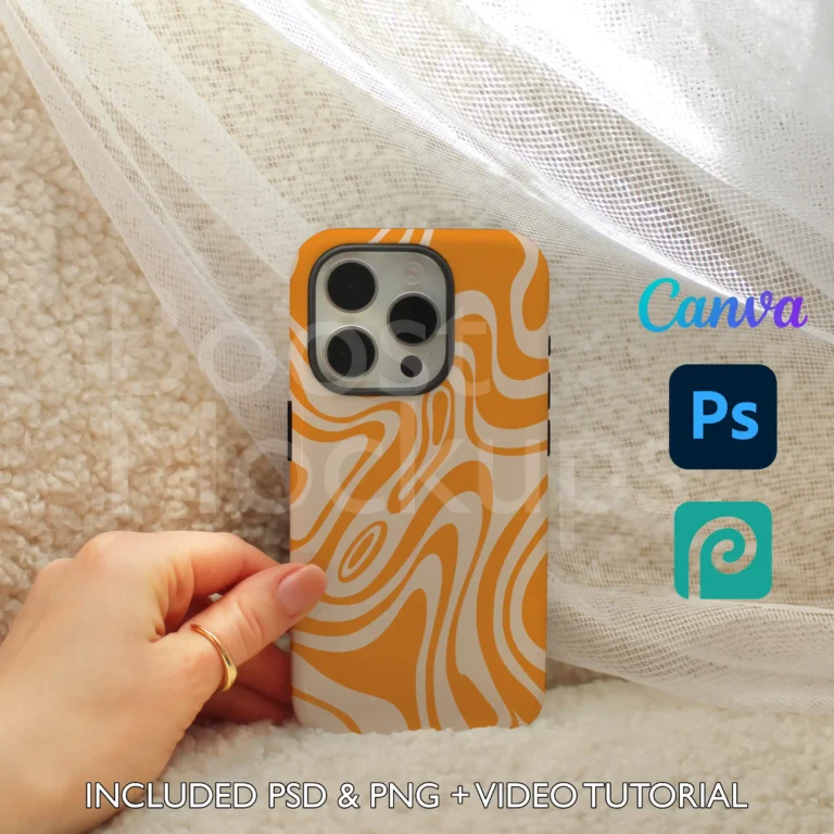 iPhone Tough mockup case