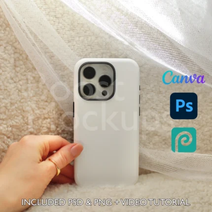 iPhone Tough mockup case
