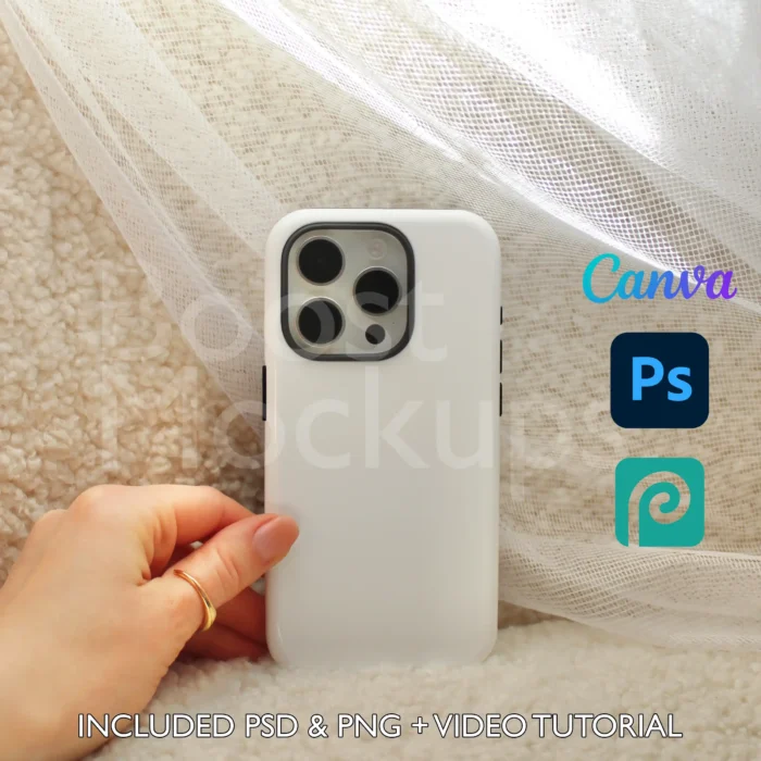 iPhone Tough mockup case