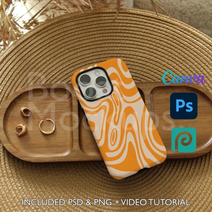 iPhone Tough mockup case