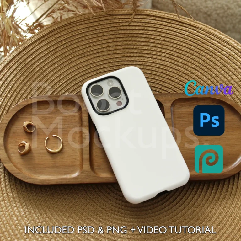 iPhone Tough mockup case