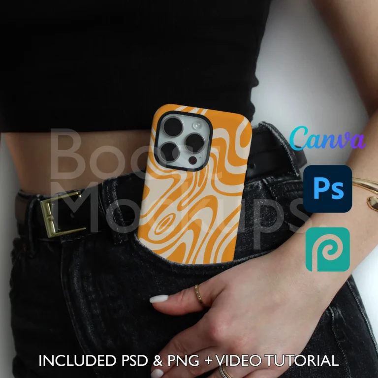 iPhone Tough mockup case