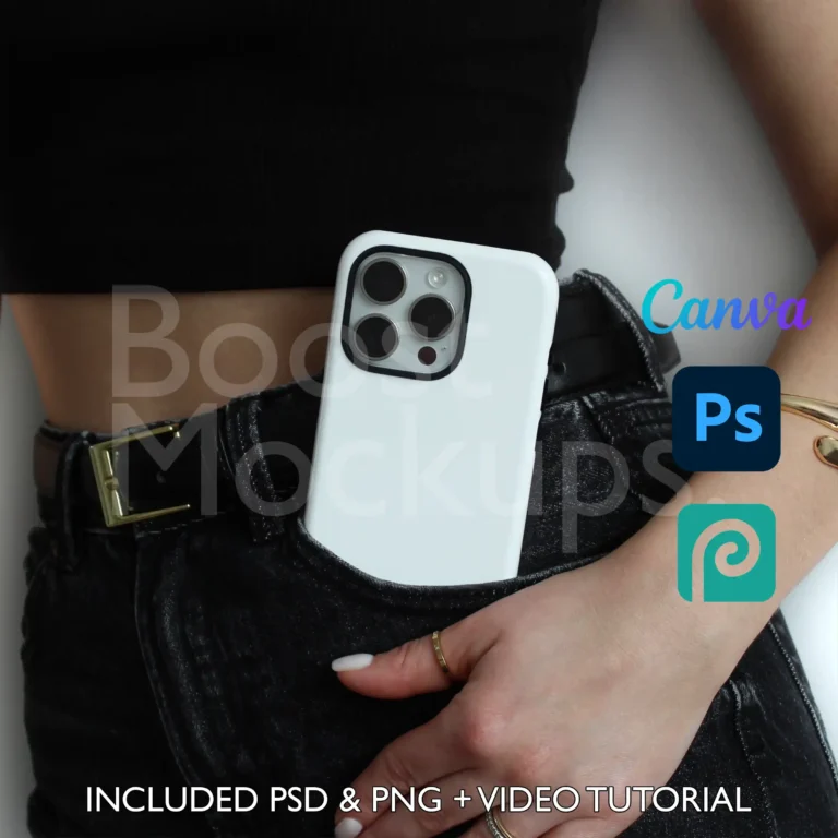 iPhone Tough mockup case