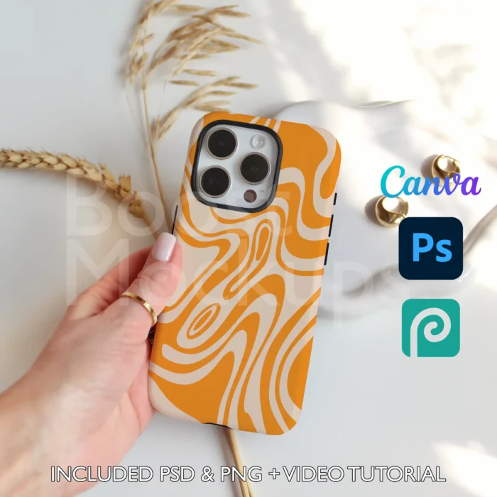 iPhone Tough mockup case