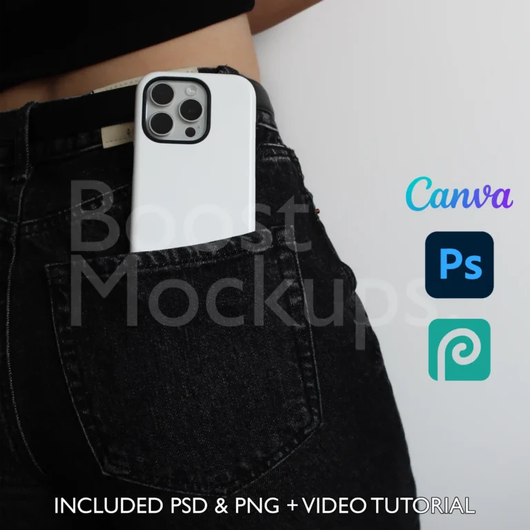 iPhone Tough mockup case