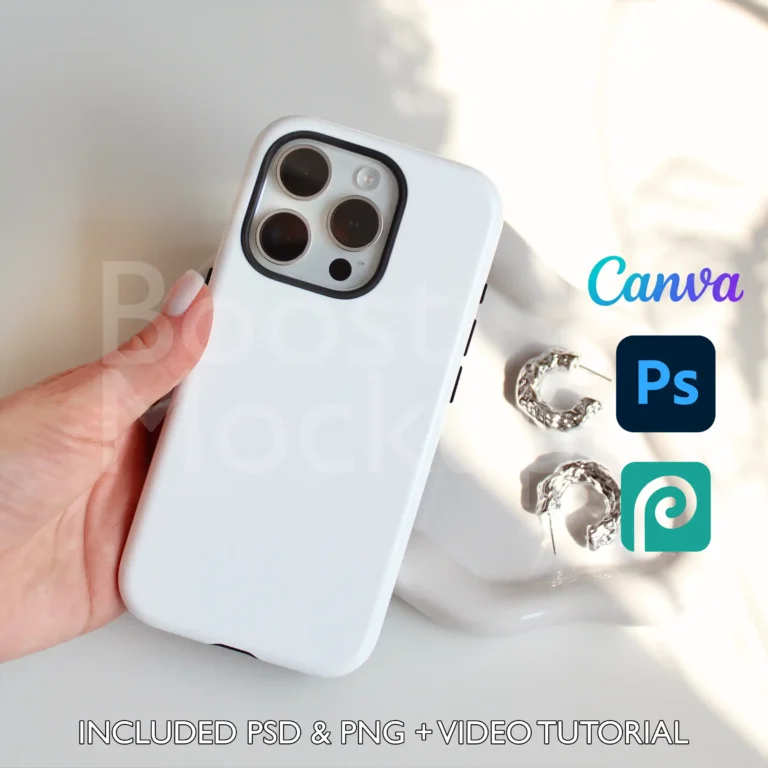 iPhone Tough mockup case