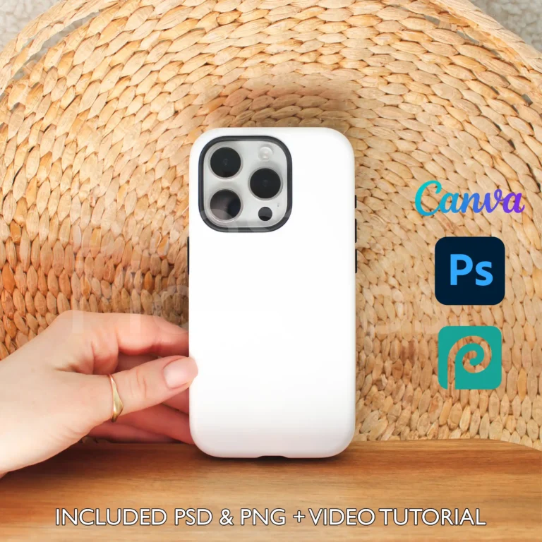 iPhone Tough mockup case