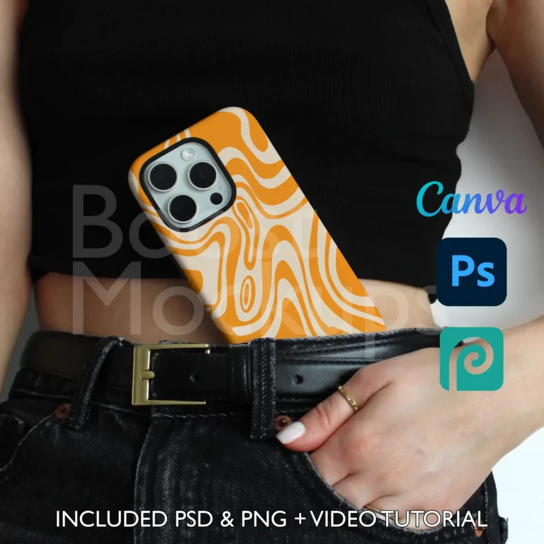 iPhone Tough mockup case