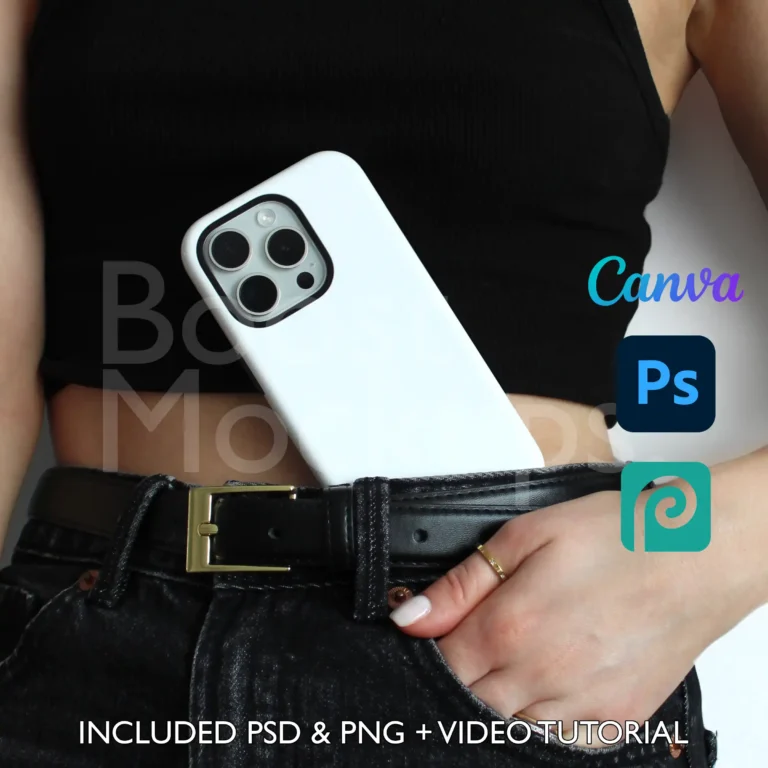 iPhone Tough mockup case