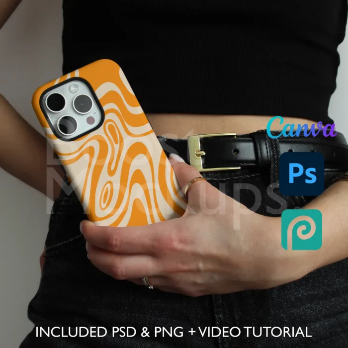 iPhone Tough mockup case