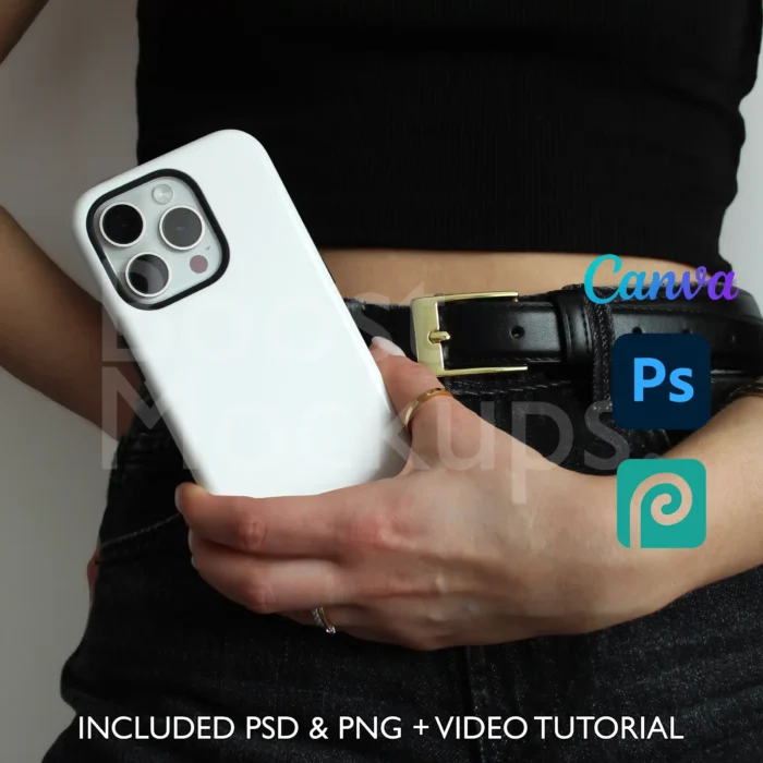 iPhone Tough mockup case