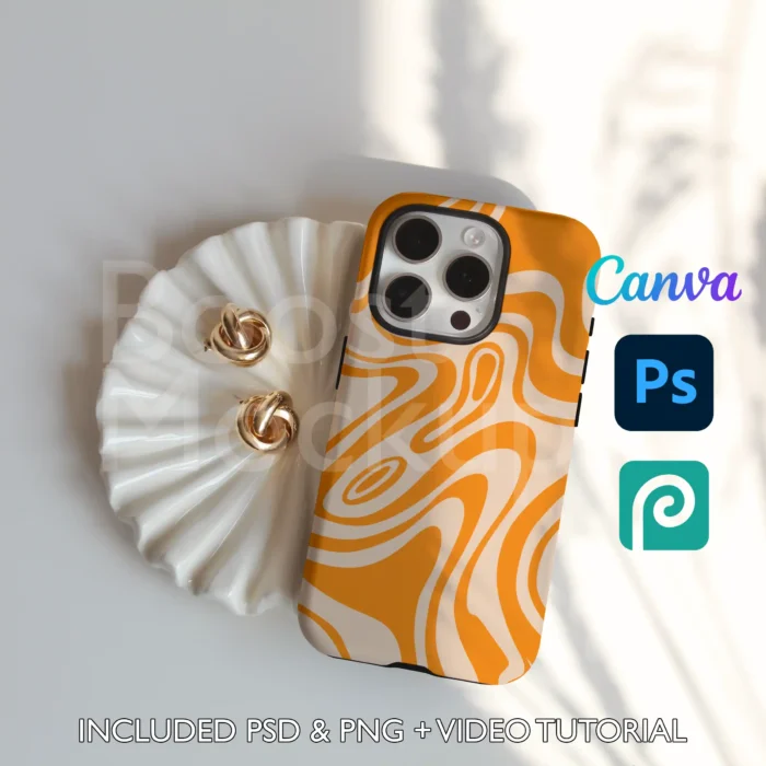 iPhone Tough mockup case