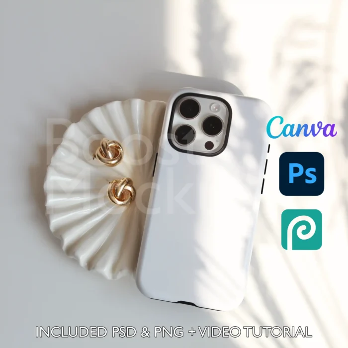 iPhone Tough mockup case