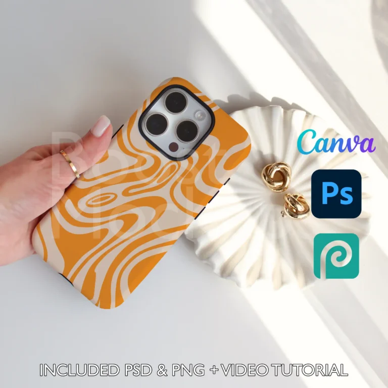 iPhone Tough mockup case