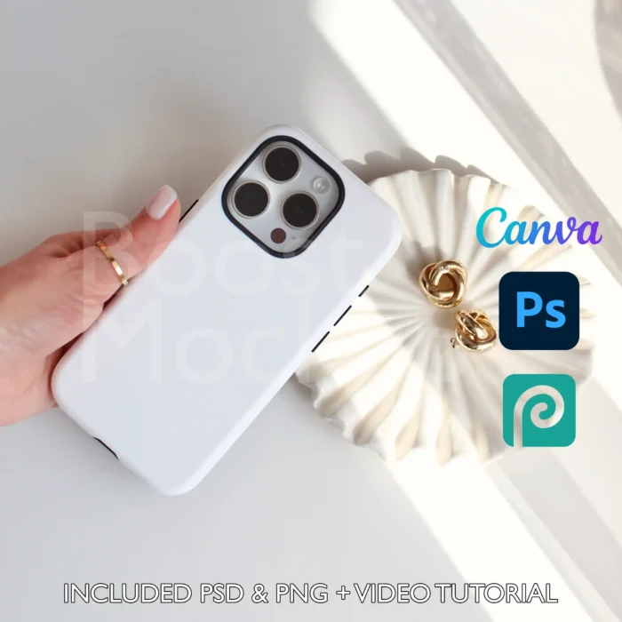 iPhone Tough mockup case