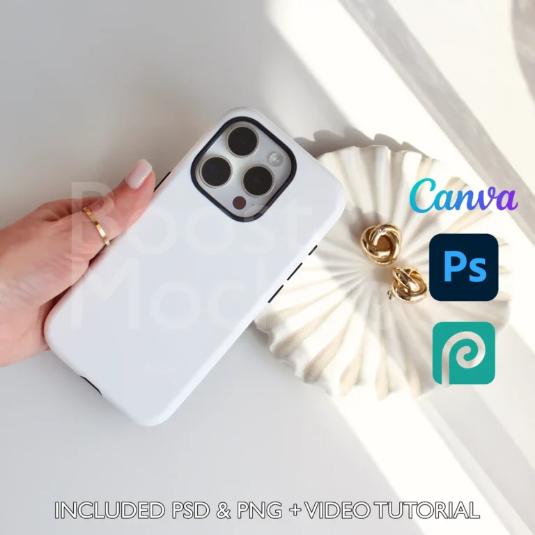 iPhone Tough mockup case